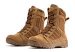 Botas Pro Coyote Men's 8” Side Zipper Rubber Sole Tactical Boots |  BMP110CT