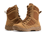 Botas Pro Coyote Men's 8” Side Zipper Rubber Sole Tactical Boots |  BMP110CT