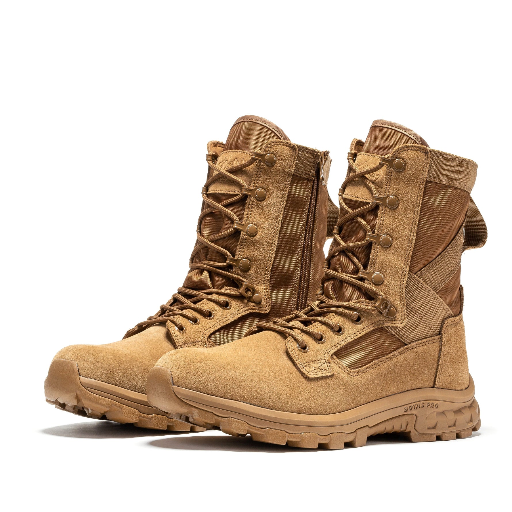 Botas Pro Sand Men's 8” Side Zipper Military Tactical Boots | BP401