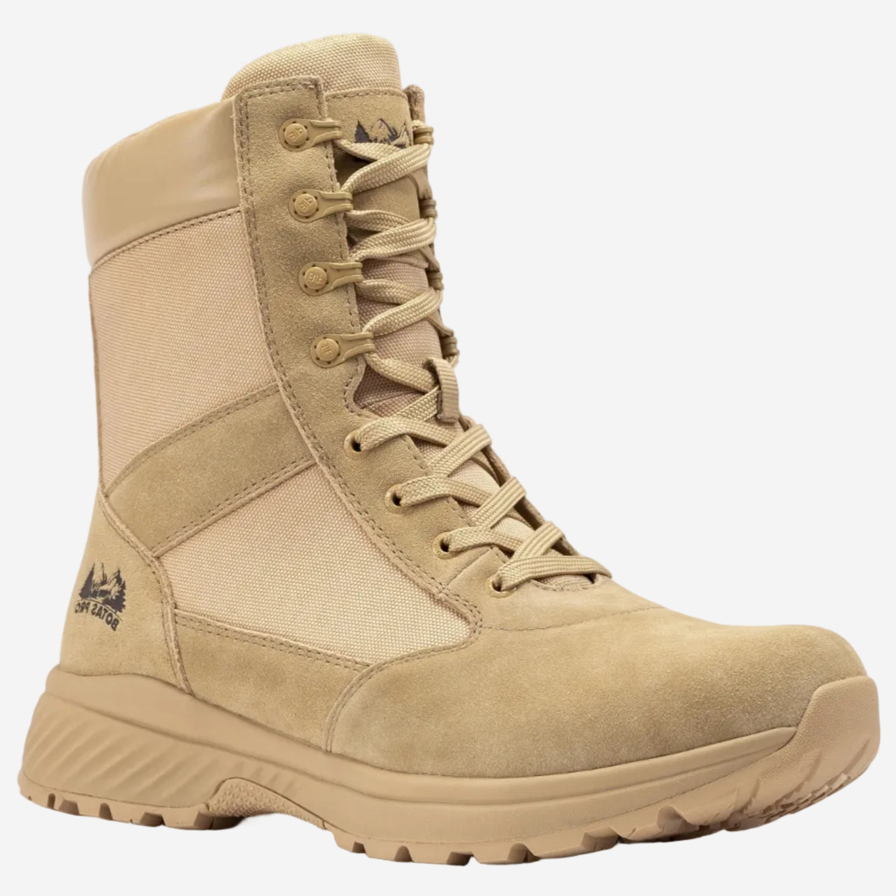 Botas Pro Sand Men's 8" Side Zipper Military Tactical Boots | BP701