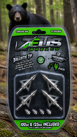 ZEUS BREACH BROADHEADS (4-PACK) | COMES WITH BOTH 100/125 GR TIPS