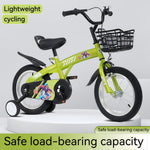 16" Sporty Kids Bike with Training Wheels and Stand Adjustable Saddle | Aged 4-8 Years (Tall Height 41-46")