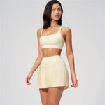 The Balance Sports Bra Tennis Skirt 2-Piece Set