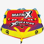 WOW Watersports Matrix Towable Boat Tube with Secure Seating for 1-4 Persons