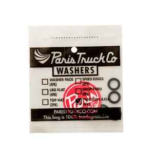 PARIS PRECISION AXLE WASHER | BLACK | 4 PACK