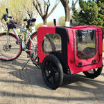 Pet Bike Trailer with Foldable Steel Frame | Small & Medium Pets