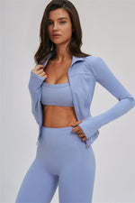 The Kinetic Zip Jacket Sports Bra Leggings | 3-Piece Set