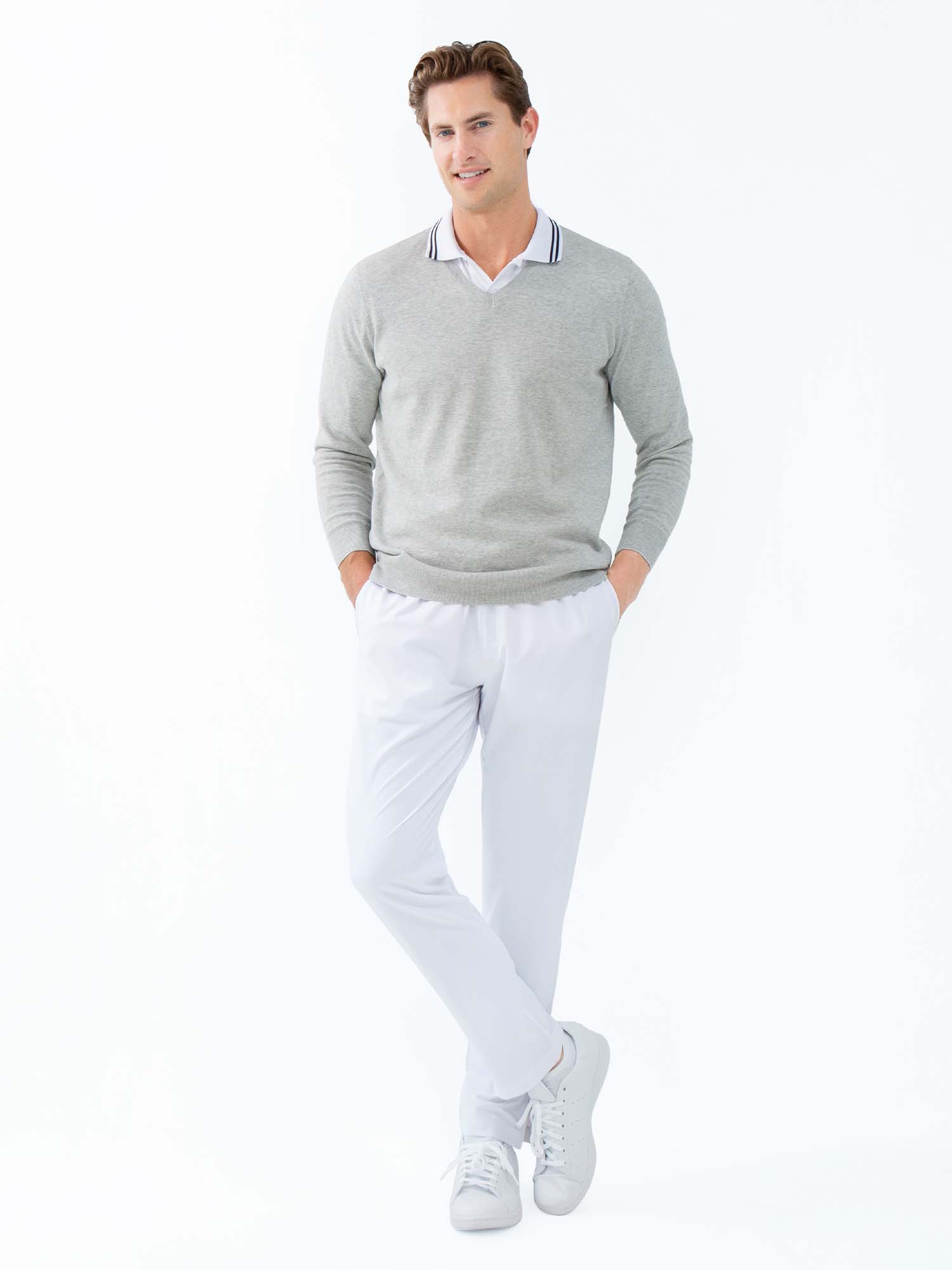 Classic Performance Men's Tennis Pant | White