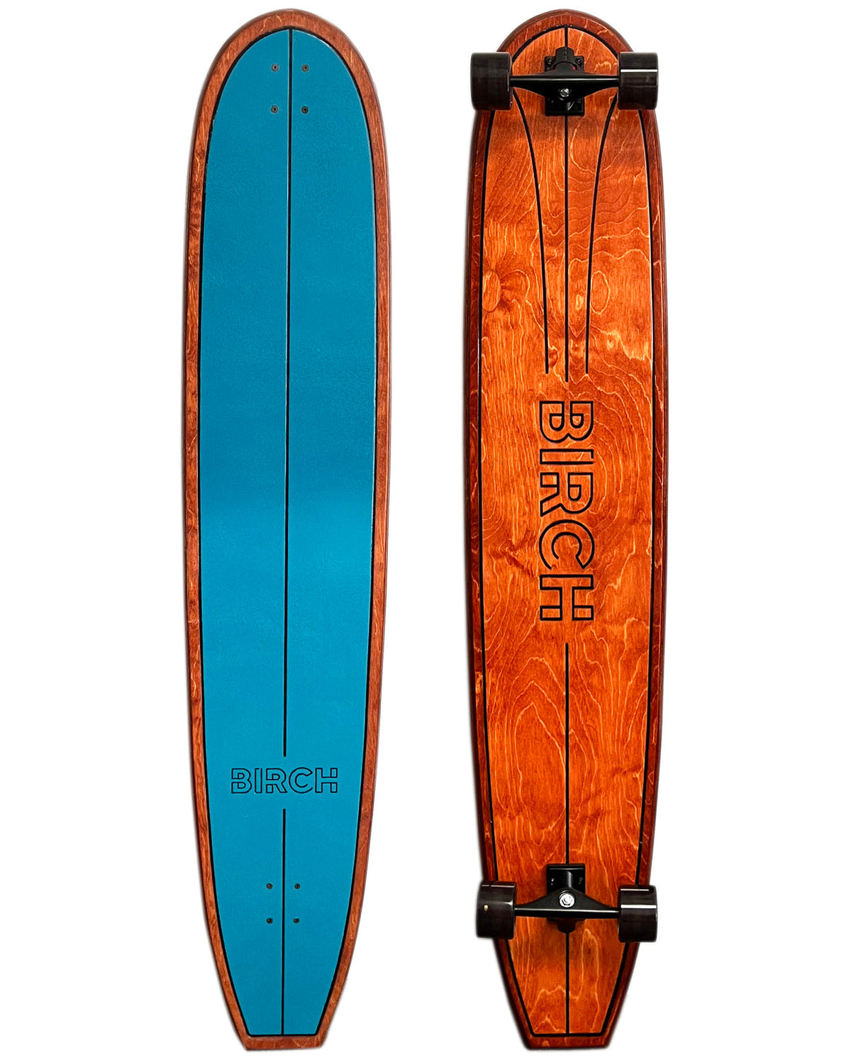 BIRCH 60" LOG Longboard Cruiser Skateboard | Complete Setup or Deck Only