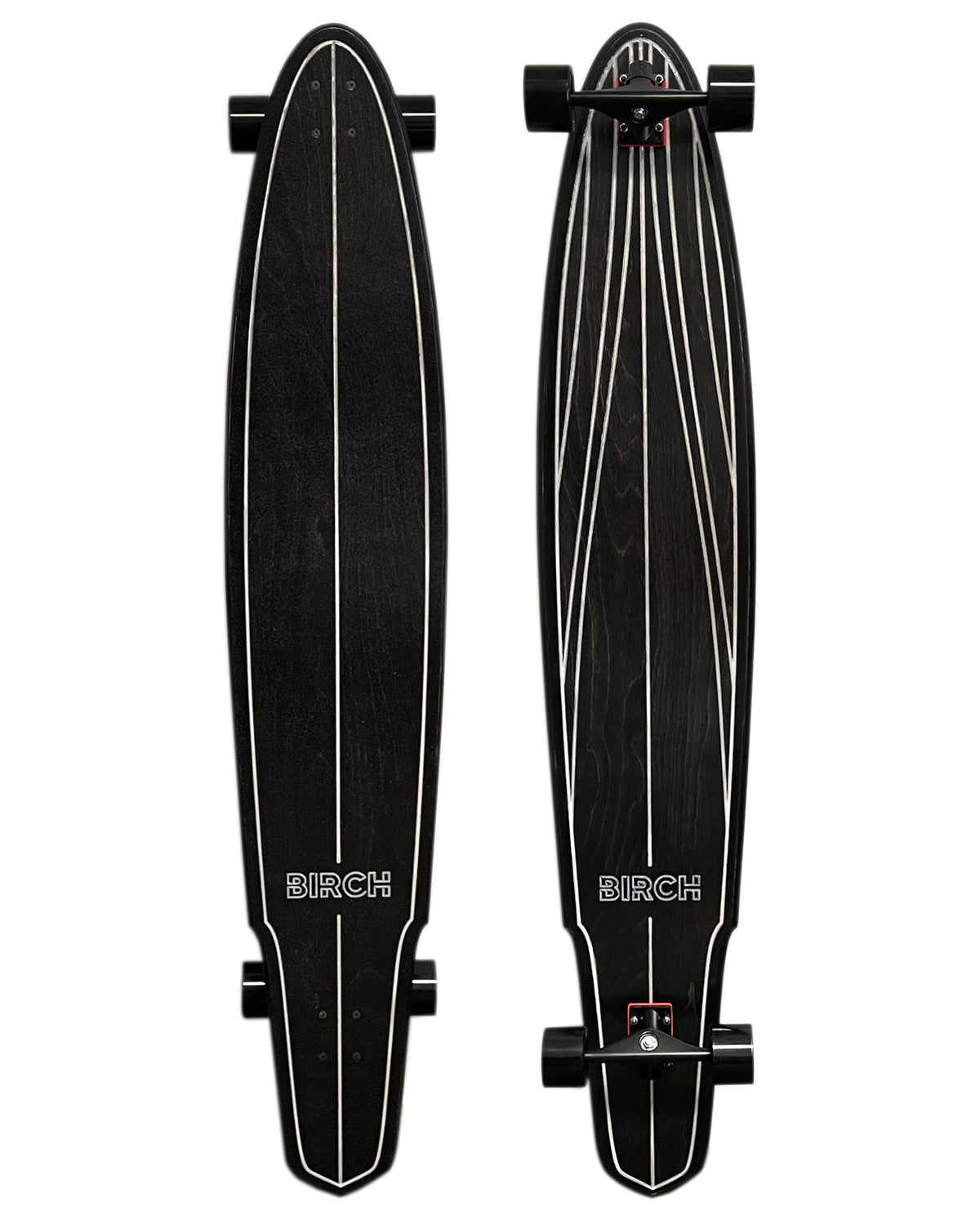 BIRCH 57" SHAKER Longboard Cruiser Skateboard | Complete Setup or Deck Only