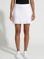 Cleo 17" Golf Skirt | White