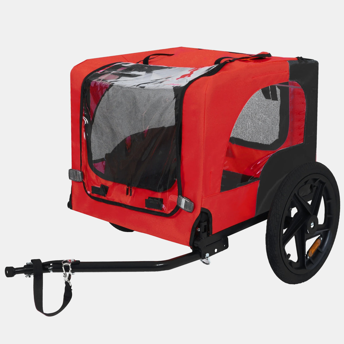 Pet Bike Trailer with Foldable Steel Frame | Small & Medium Pets