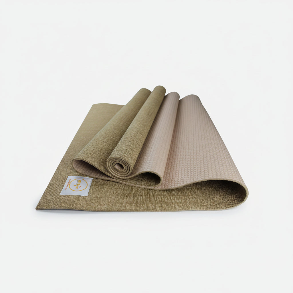 Maji Sports Jute Premium Eco Yoga Mat + Foot Massager  (7.5cm x 17.5cm)