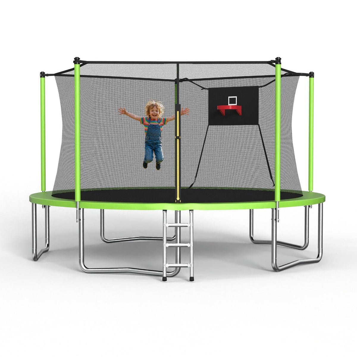 Kids Outdoor Trampoline 14' with Enclosure Net
