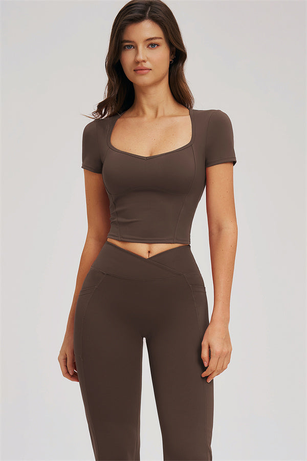 The Sizzle T-Shirt Flared Leggings | 2-Piece Set
