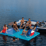 WOW Watersports 10'x8'x6" Drop Stitch Vacation Station Dock with Handles