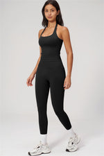 The Empower Halter Crop Top Leggings 2-Piece Set