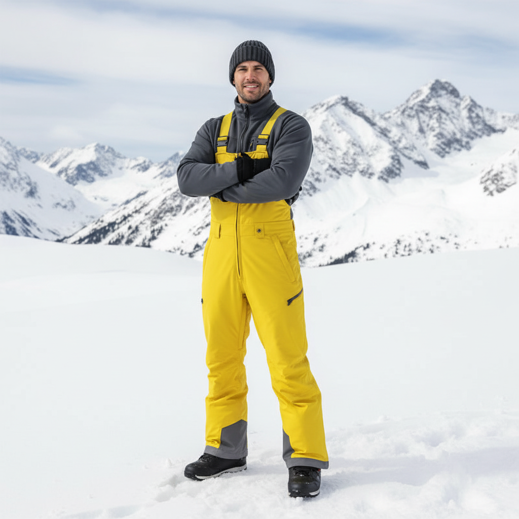 Winter Sports Overalls with Extra-Thick Insulation
