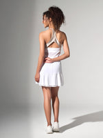 Devon Tennis & Athleisure Dress | White/Silver Sand