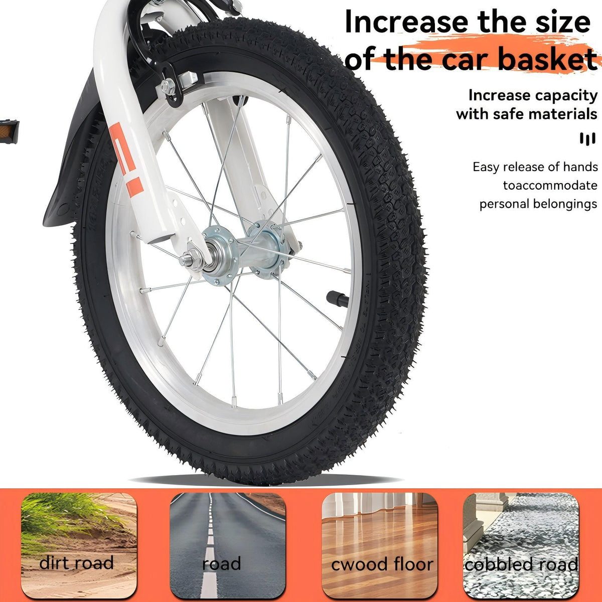 18" Sporty Kids Bike with Training Wheels and Stand Adjustable Saddle | Aged 5-10 Years (Tall Height 39-49")