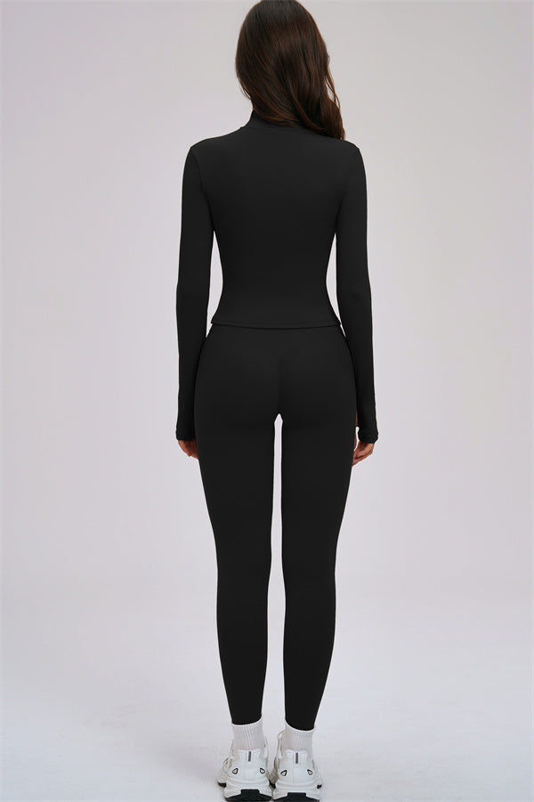 The Kinetic Zip Jacket Sports Bra Leggings | 3-Piece Set