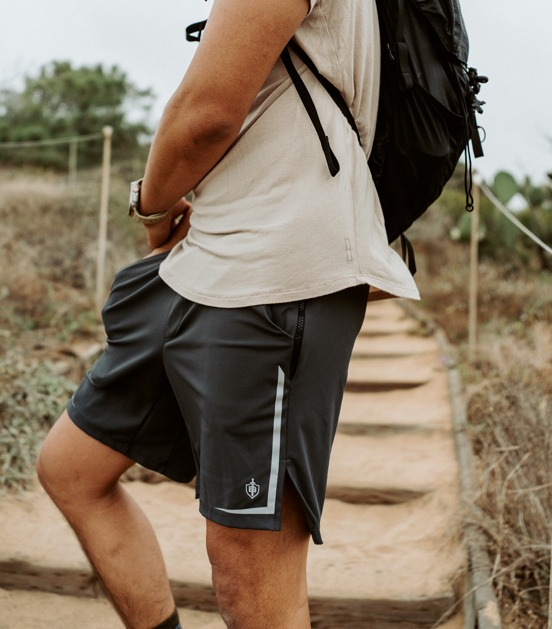 Dominate Training Shorts | Stone