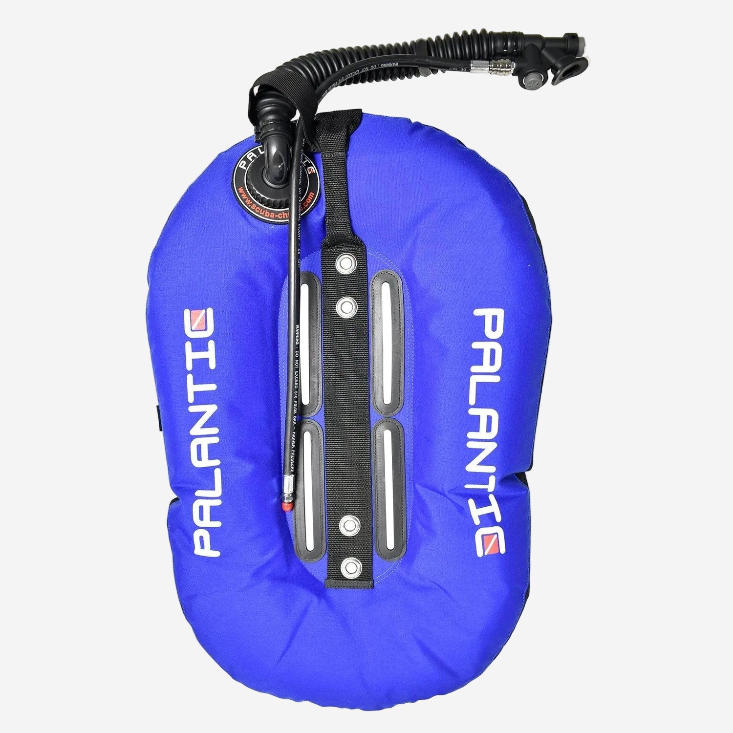 Palantic Neptune Pro Diving Donut Wing Single Tank 30 LBS | Blue w/ Black Accent
