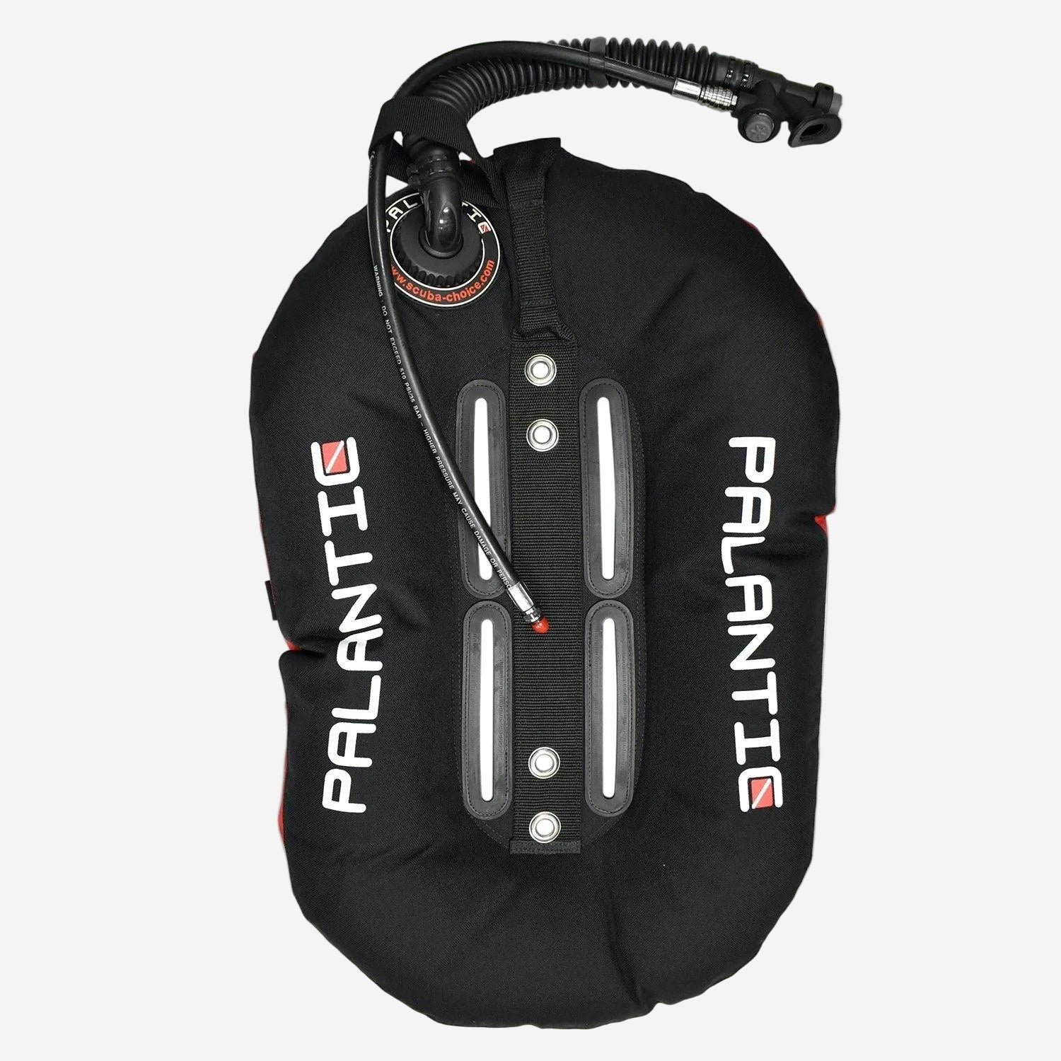 Palantic Neptune Pro Diving Donut Wing Single Tank 30lbs | Black w/ Orange Accent