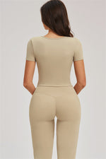 The Sizzle T-Shirt Flared Leggings | 2-Piece Set