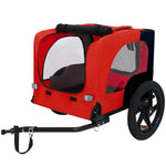 Pet Bike Trailer with Foldable Steel Frame | Small & Medium Pets