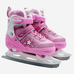 Plush Insulated Adjustable Ice Skates for Kids & Teens