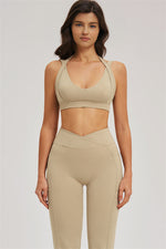 The Sizzle Sports Bra Flared Leggings | 2-Piece Set