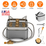 12000W Portable Camping Stove with Cassette Adapter Windproof Outdoor Backpacking Burner