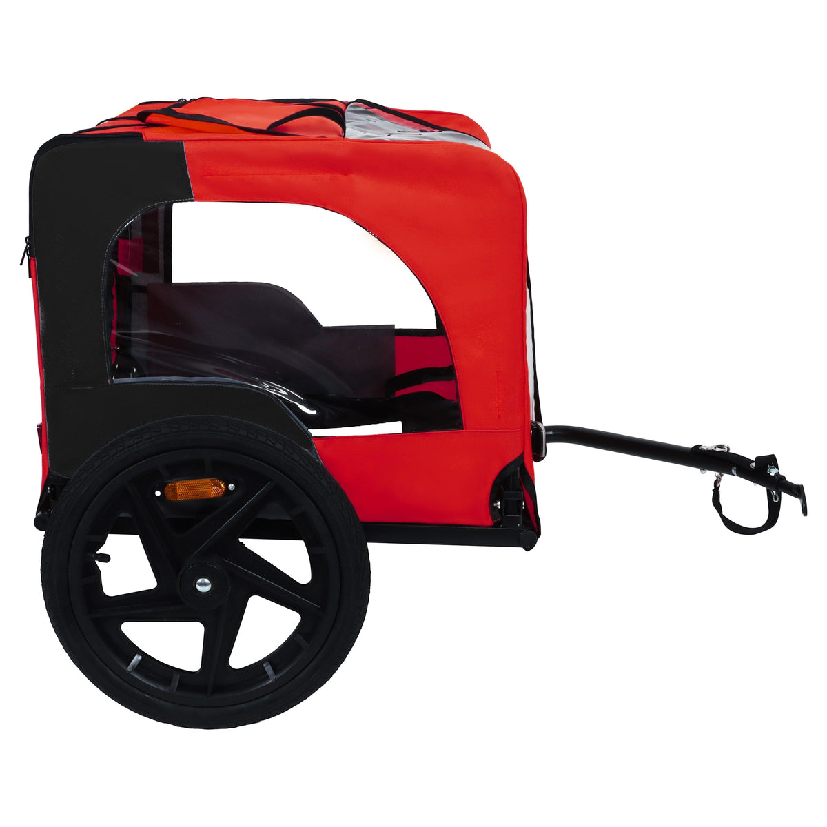 Pet Bike Trailer with Foldable Steel Frame | Small & Medium Pets