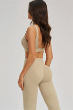 The Sizzle Sports Bra Flared Leggings | 2-Piece Set