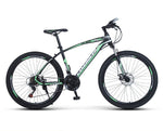 Cross-Country 24"/26" Bike with Shock-Absorbing Spring Fork and Carbon Frame