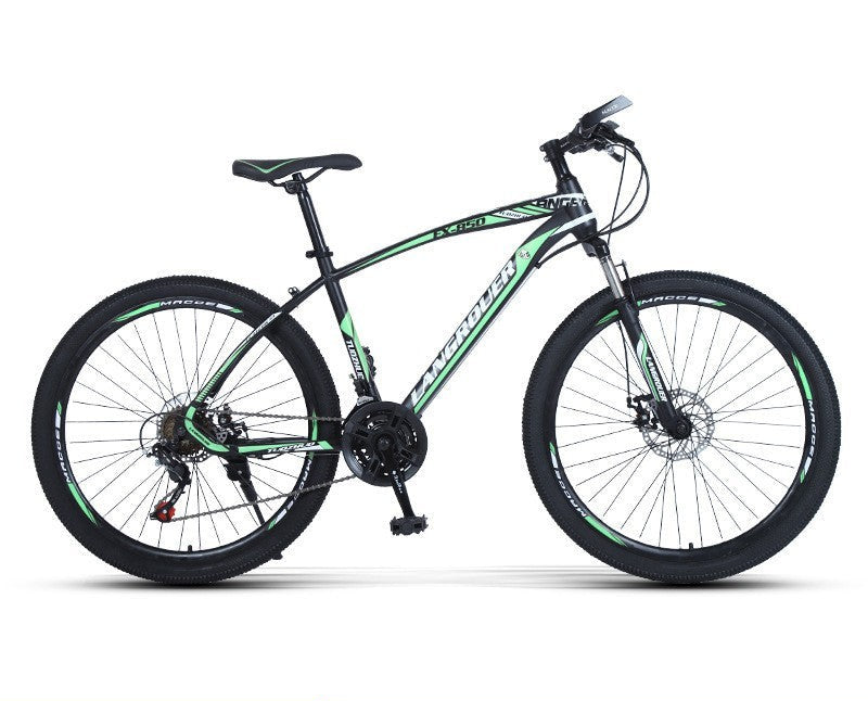 Cross-Country 24"/26" Bike with Shock-Absorbing Spring Fork and Carbon Frame