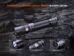 Fenix PD36R V2 Compact Rechargeable Tactical Flashlight | 1700 Lumens