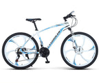 Cross-Country 24"/26" Bike with Shock-Absorbing Spring Fork and Carbon Frame