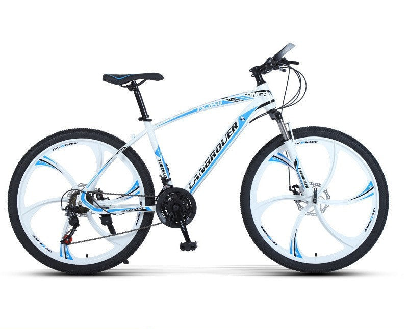 Cross-Country 24"/26" Bike with Shock-Absorbing Spring Fork and Carbon Frame