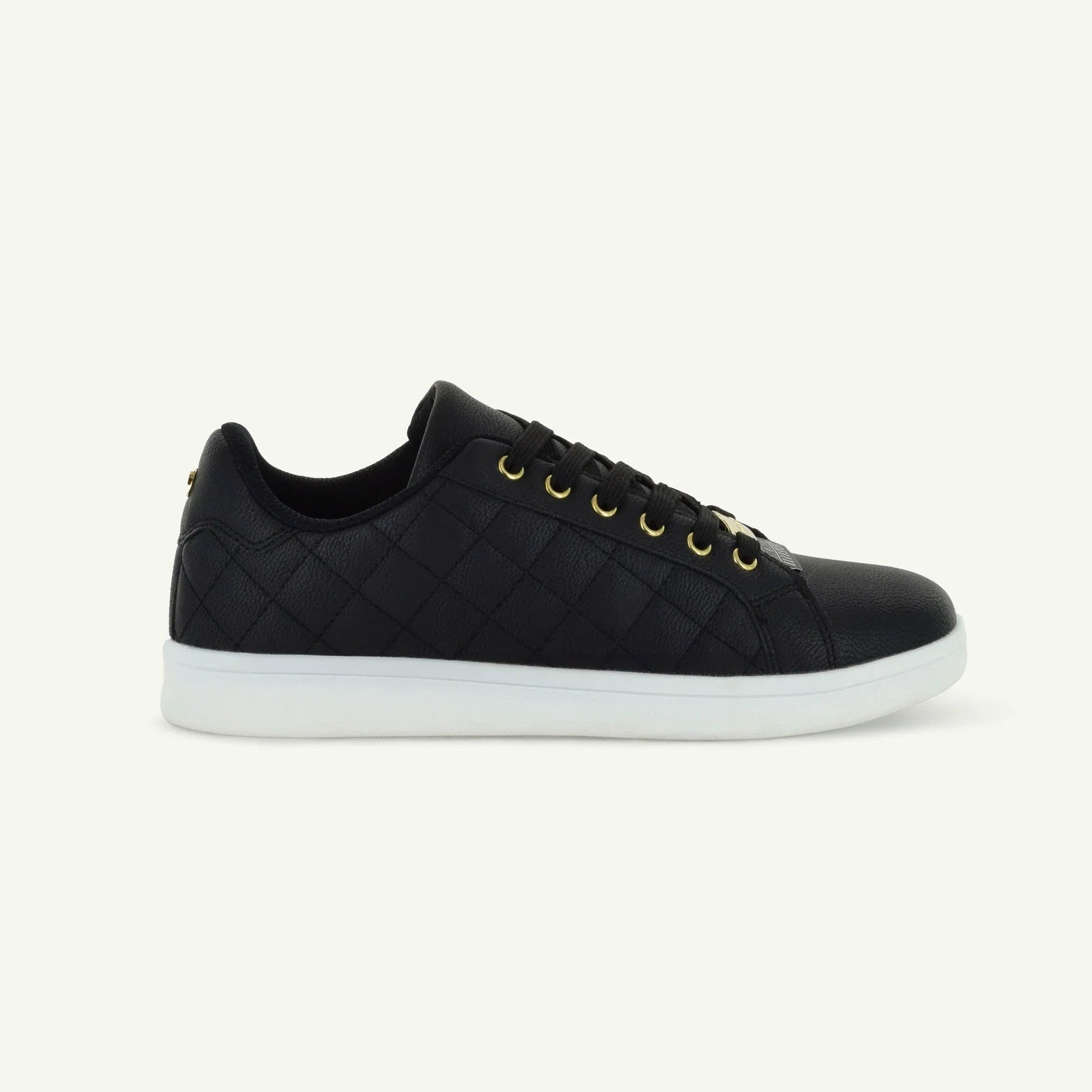 Voltaire Quilted Court Shoe | Black