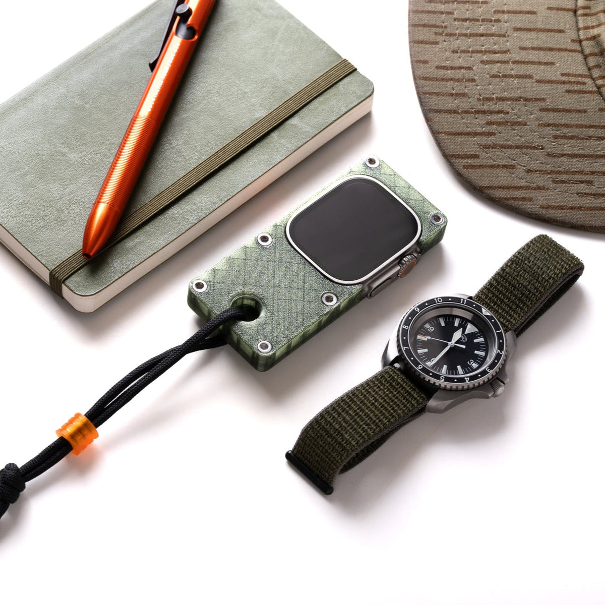 Miniphone Ultra (MPU) Case for Apple Watch Ultra 1/2/3 | Olive Green