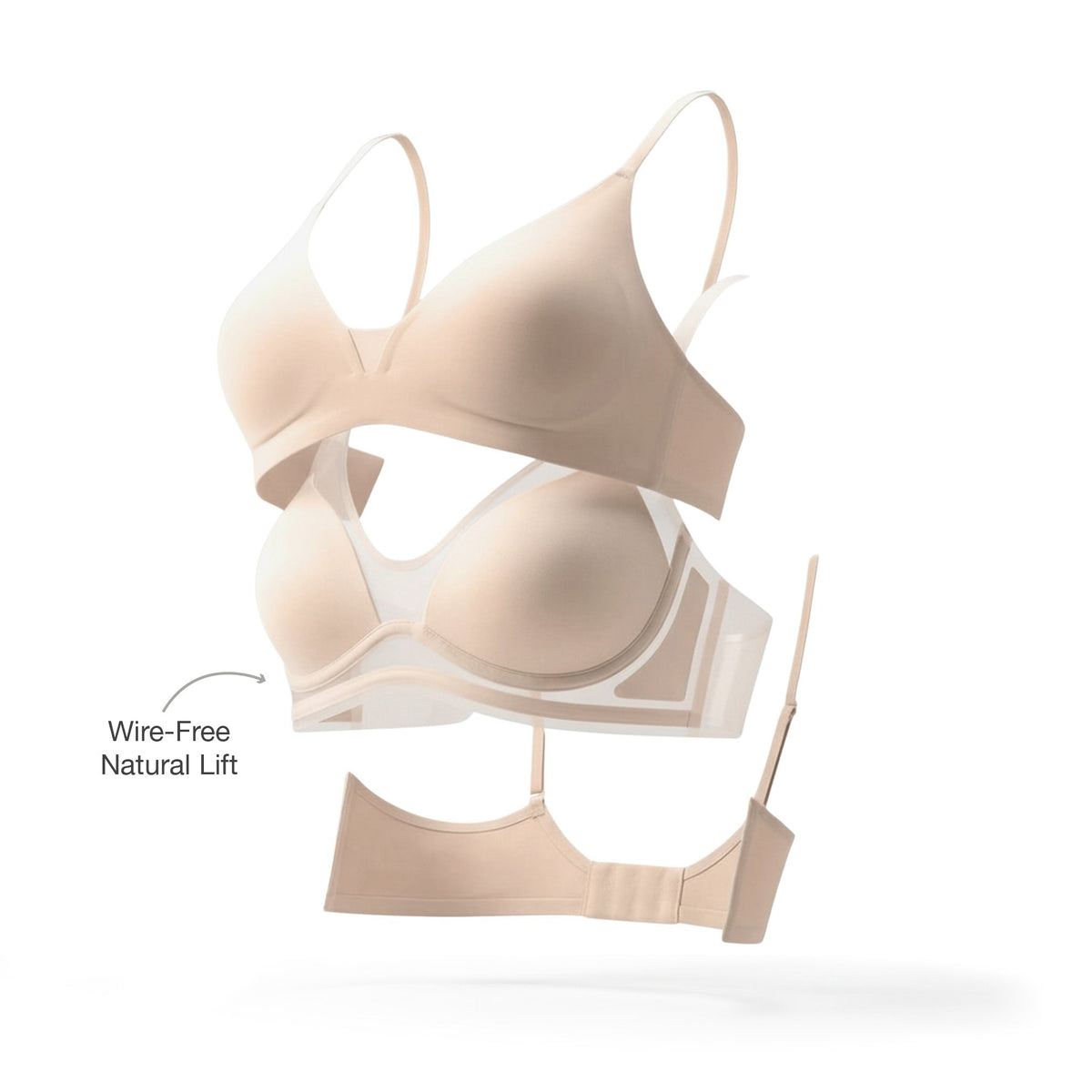 INVISIBLE JellyLift Bra | Seamless Wire-Free
