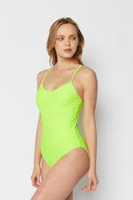 One-Piece Swimsuit | F1701-Neon Green