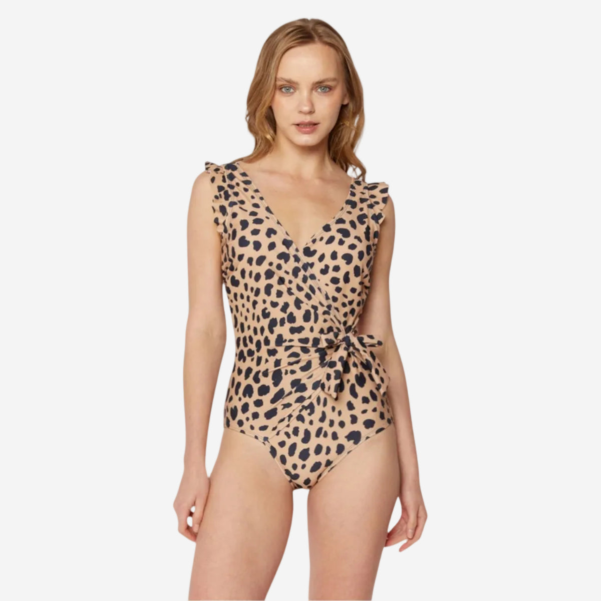 One-Piece Swimsuit | F1802-Leopard