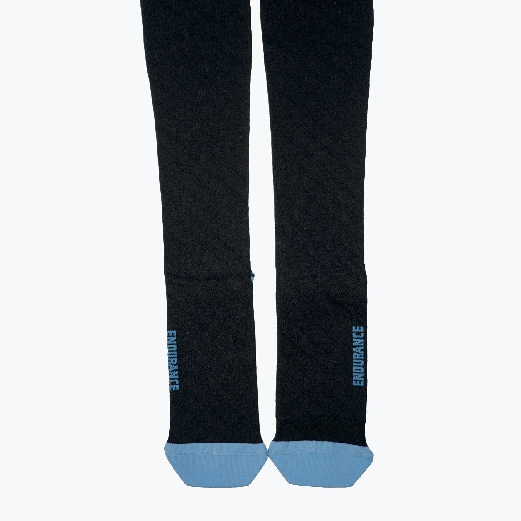 JupiterGear Endurance Compression Socks for Running and Hiking | Black with Blue Accent