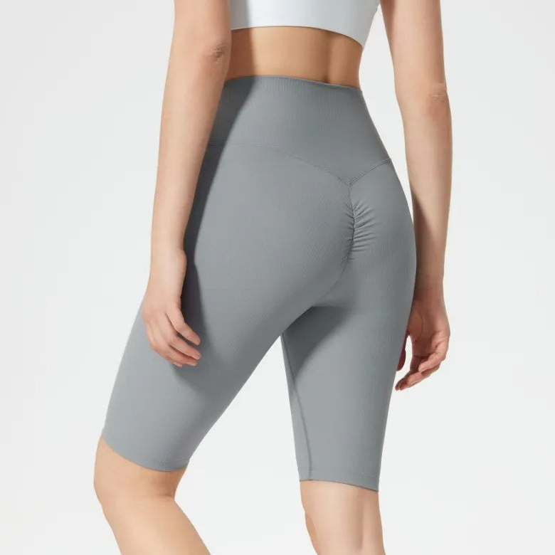 Active Basic High Waist Women's Biker Shorts