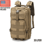 XGear Tactical Small 30L Tactical Backpack Survival Bag