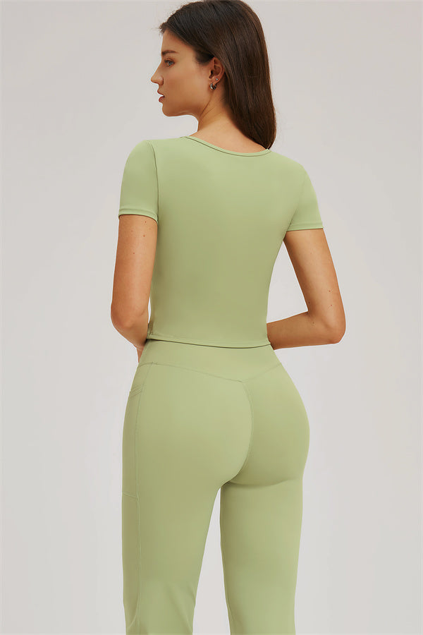 The Sizzle T-Shirt Flared Leggings | 2-Piece Set