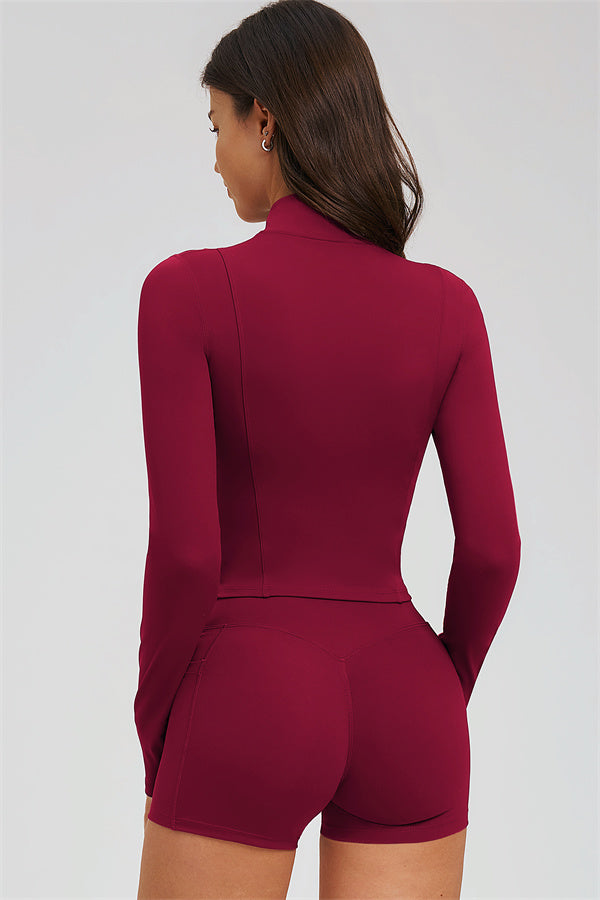 The Sizzle Zip Jacket Shorts | 2-Piece Set
